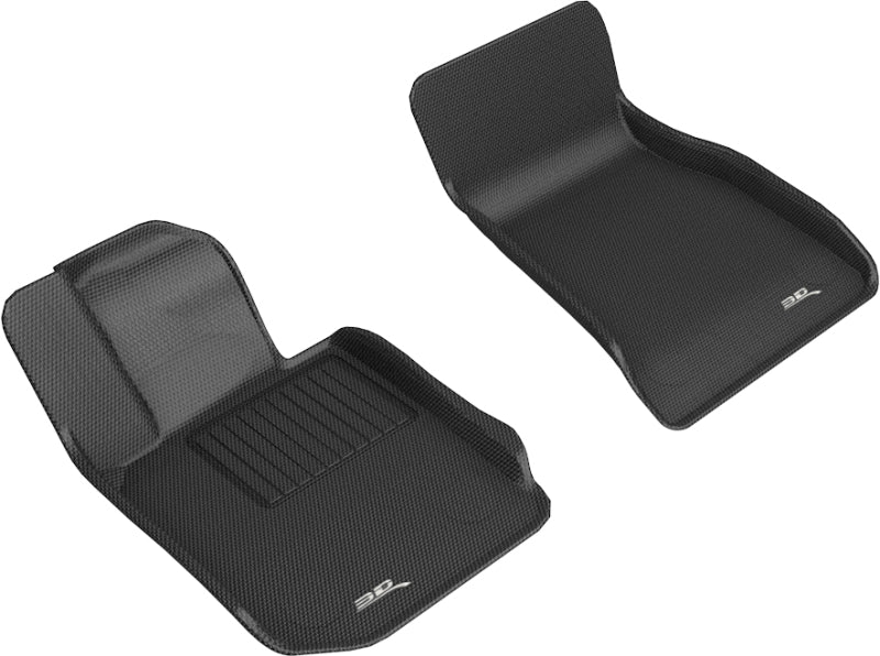 3D MAXpider 2019-2020 BMW 3 Series (G20) Kagu 1st Row Floormat - Black - Striker Modified