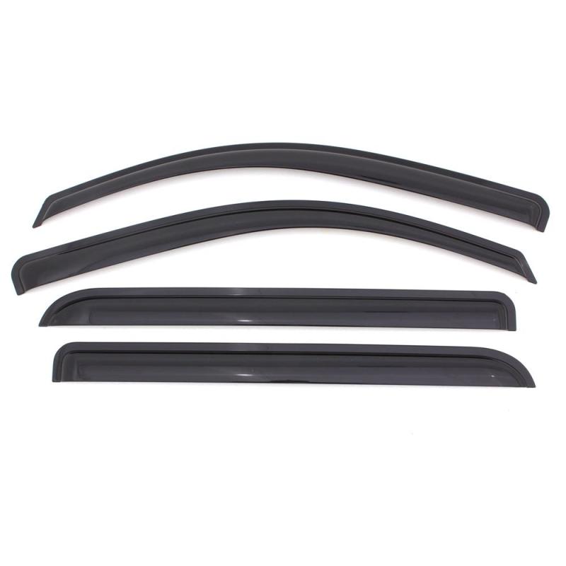 AVS 97-04 Mitsubishi Montero Sport Ventvisor Outside Mount Window Deflectors 4pc - Smoke - Striker Modified