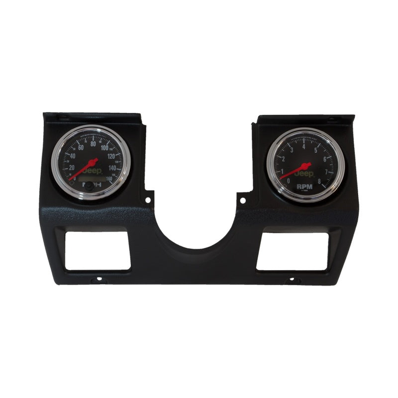 Autometer 87-96 Jeep Wrangler YJ 7pc Direct-Fit Dash Gauge Kit - Striker Modified