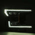 AlphaRex 18-20 Ford F-150 NOVA LED Proj Headlight Plank Style Alpha Blk w/Activ Light/Seq Signal/DRL - Striker Modified