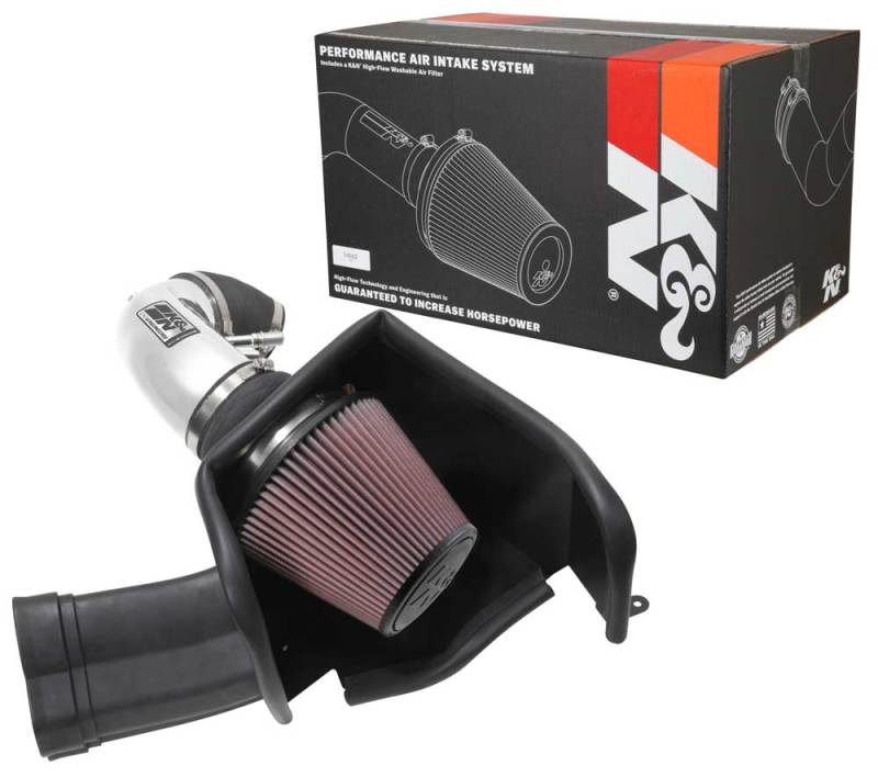 K&N 2018 Ford Mustang GT V8 5.0L F/I Typhoon Air Intake - Striker Modified