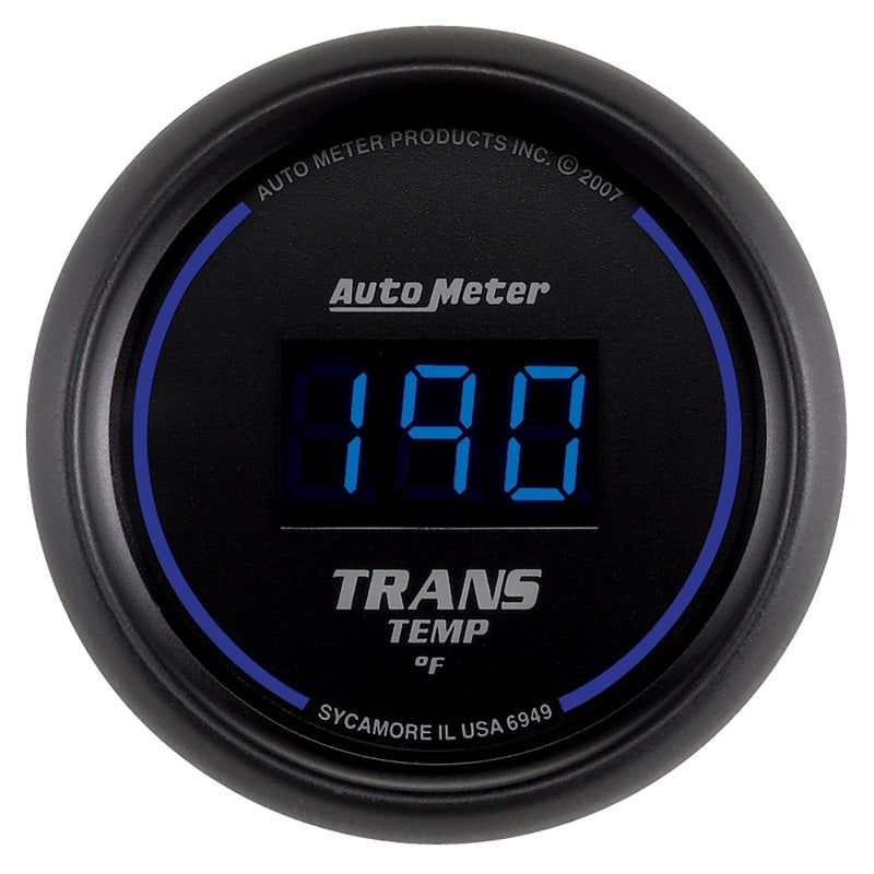 Autometer 52.4mm Black Digital Trans Temperature Gauge - Striker Modified