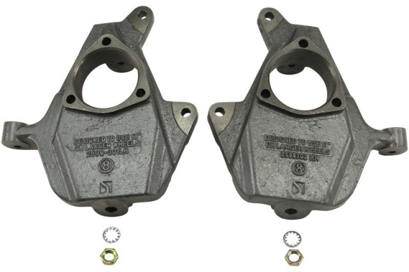 Belltech DROP SPINDLE SET 99-06 GM 1500 ALL -17inch+ RIMS - Striker Modified