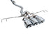 AWE Tuning 2023 Honda Civic Type R FL5 Track Edition Exhaust w/ Triple Chrome Silver Tips - Striker Modified