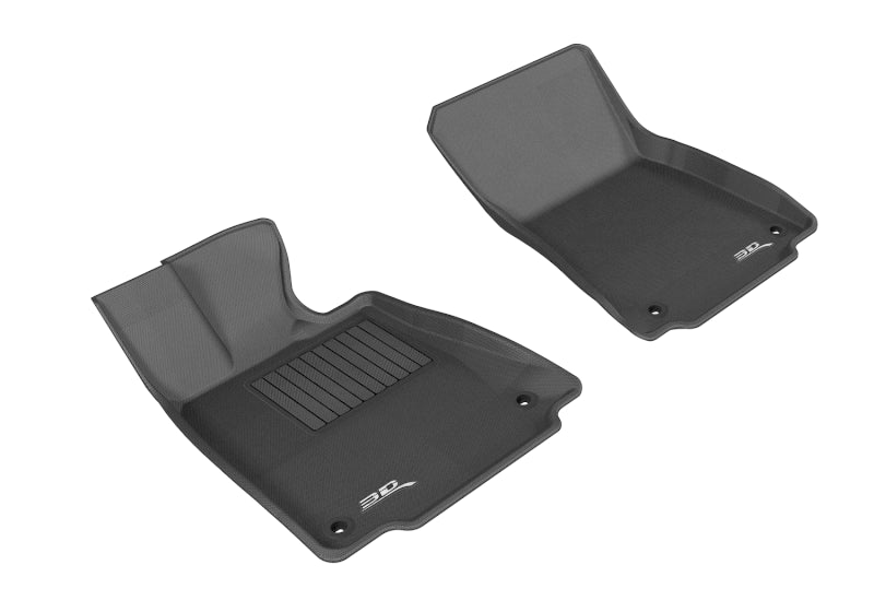 3D MAXpider 2014-2020 Lexus IS Kagu 1st Row Floormat - Black - Striker Modified