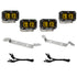 Baja Designs 2022+ Toyota Tundra S2 SAE OEM Fog Light Replacement Kit - Amber - Striker Modified