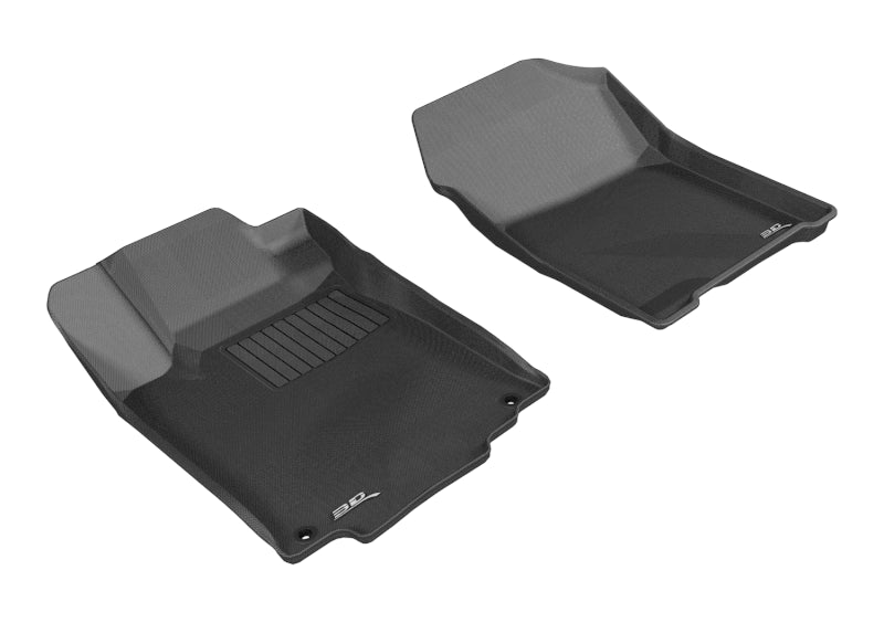 3D MAXpider 2012-2016 Honda CR-V Kagu 1st Row Floormat - Black - Striker Modified