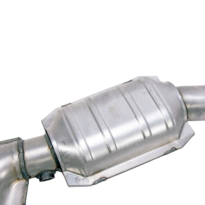 BBK 96-04 Mustang 4.6 GT / Cobra Short Mid X Pipe w Catalytic Converters 2-1/2 For Long Tube Headers - Striker Modified