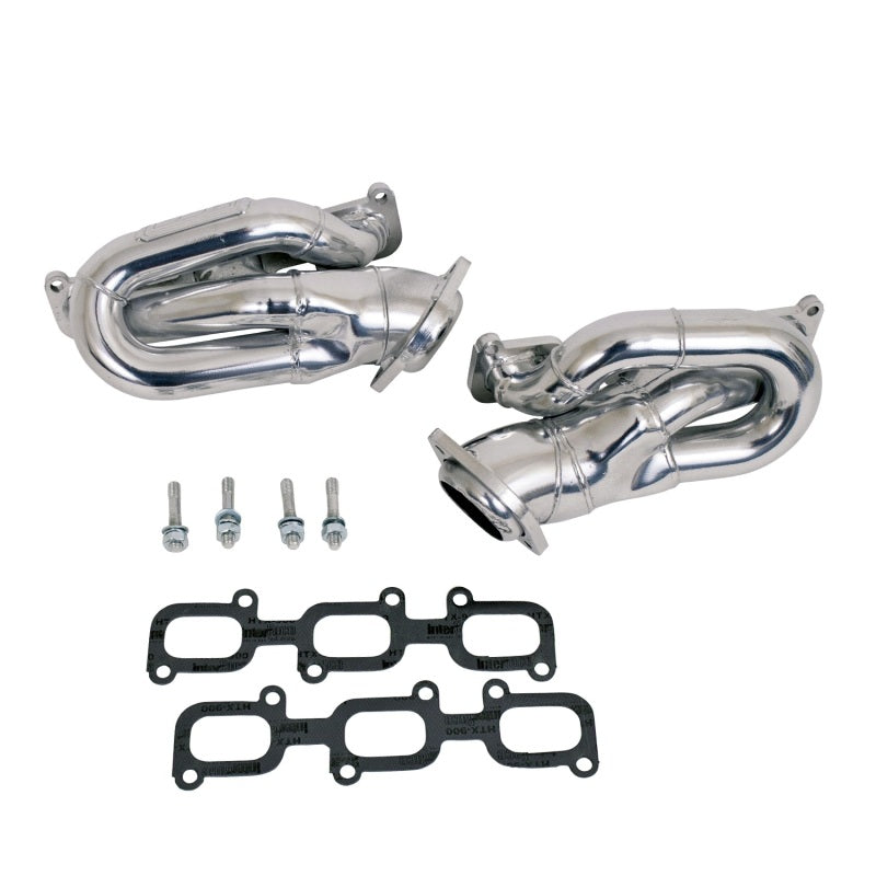 BBK 11-15 Mustang 3.7 V6 Shorty Tuned Length Exhaust Headers - 1-5/8 Silver Ceramic - Striker Modified