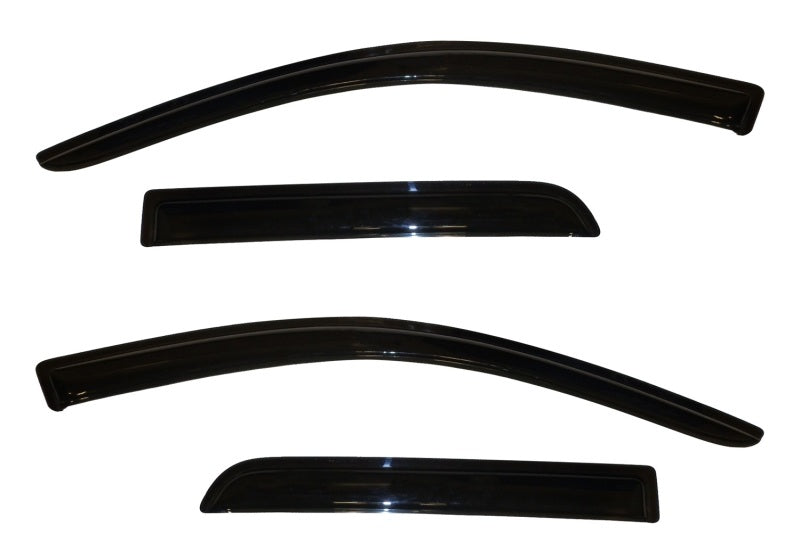 AVS 11-13 Mitsubishi Outlander Sport Ventvisor Outside Mount Window Deflectors 4pc - Smoke - Striker Modified