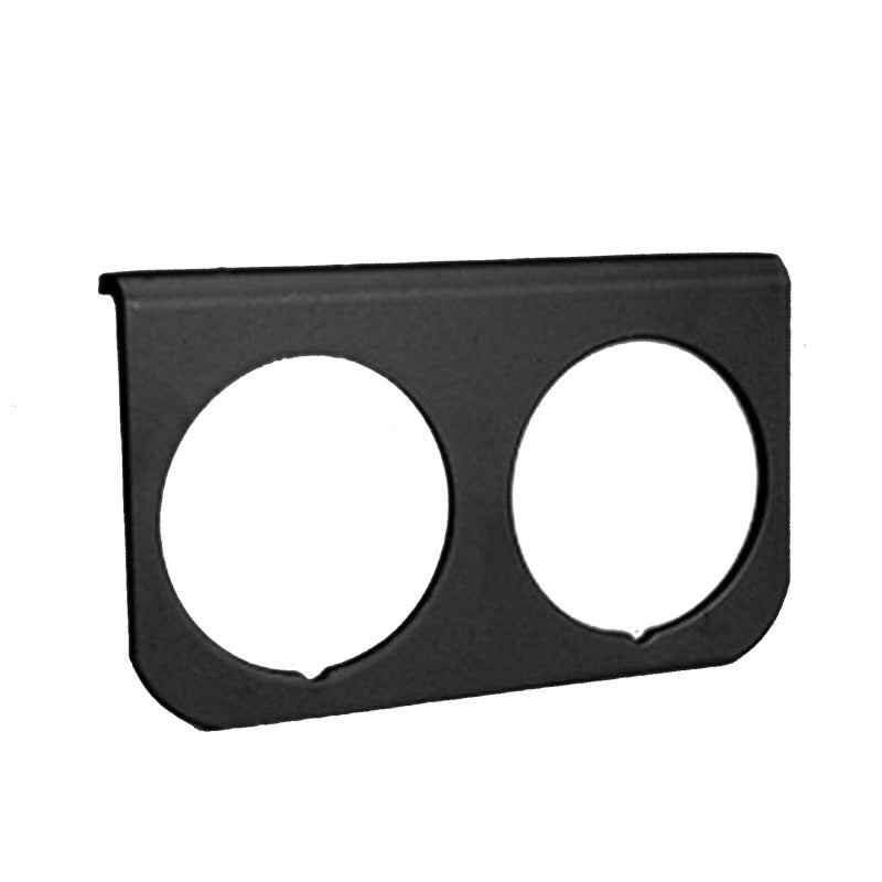Autometer 2-1/16in Black 2-Hole Gauge Panel - Striker Modified