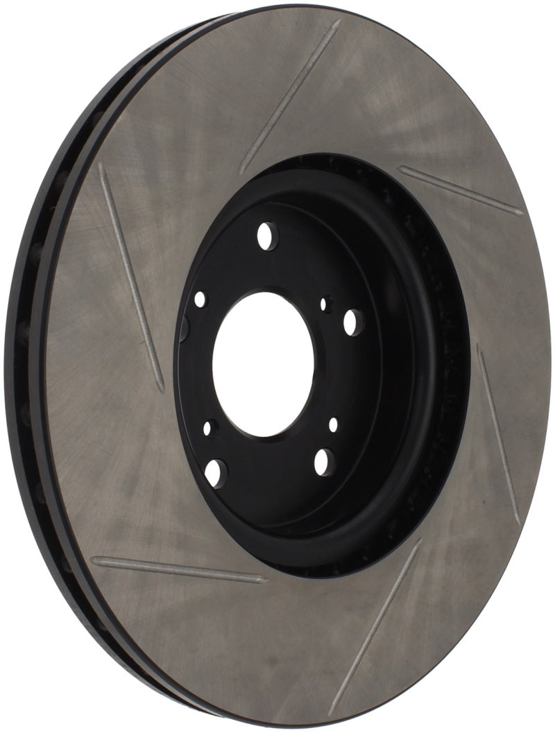 StopTech Power Slot Slotted 04-08 Accura TL (Brembo Caliper) Front Left Rotor - Striker Modified