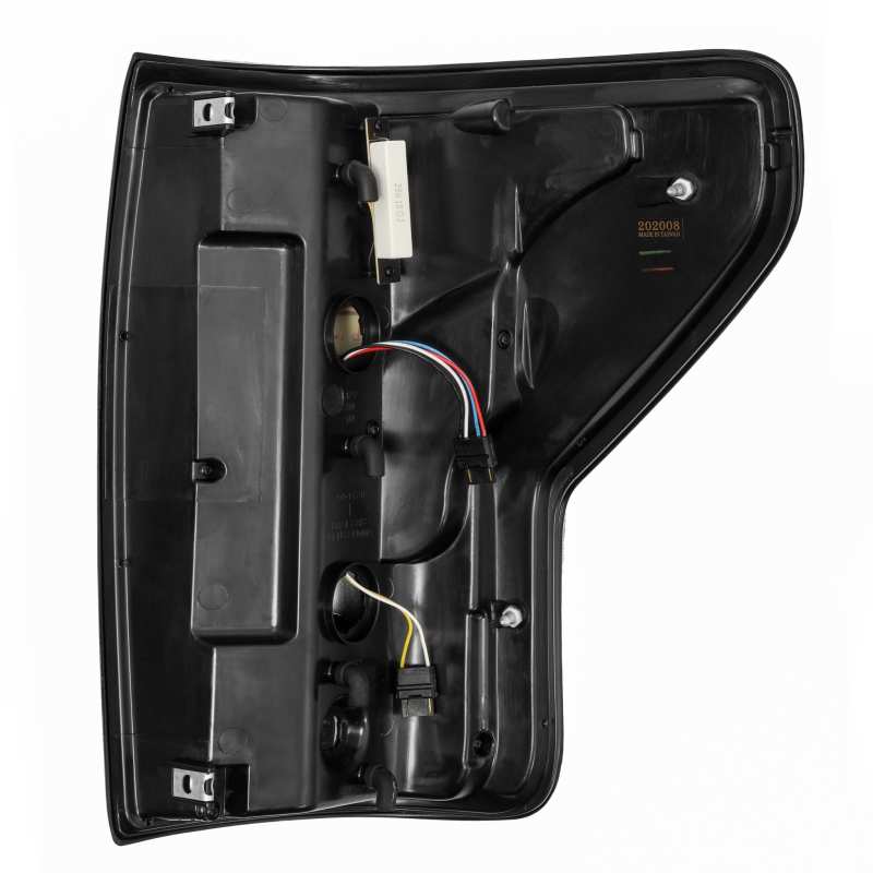 AlphaRex 07-13 Toyota Tundra PRO-Series LED Tail Lights Jet Black - Striker Modified