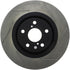 StopTech Power Slot 06 Lexus GS430 / 07-08 Lexus GS350/GS450H / 06-10 IS350 Slotted Left Front Roto - Striker Modified
