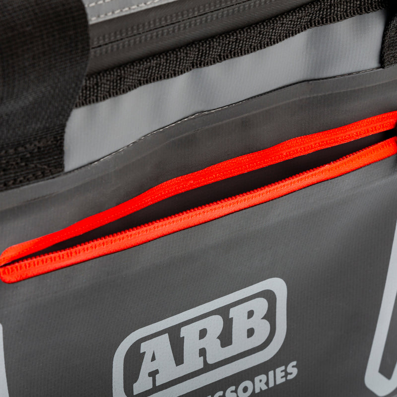 ARB Cooler Bag Charcoal w/ Red Highlights 15in L x 11in W x 9in H Holds 22 Cans - Striker Modified