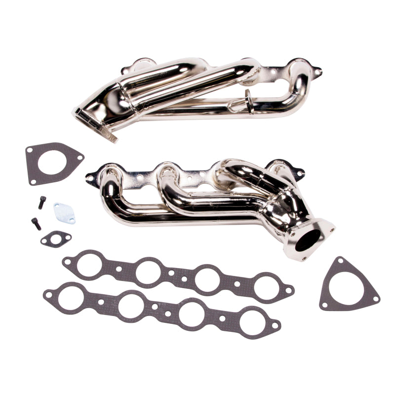 BBK 99-04 GM Truck SUV 6.0 Shorty Tuned Length Exhaust Headers - 1-3/4 Titanium Ceramic - Striker Modified