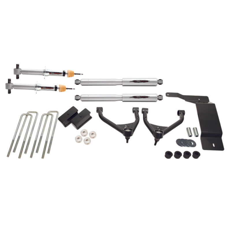 Belltech 16-18 Chevrolet Silverado / GMC Sierra 1500 4WD 4in Suspension Lift Kit w/ Shocks - Striker Modified