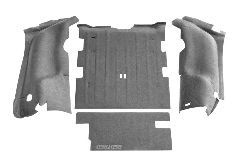 BedRug 97-06 Jeep TJ Rear 4pc BedTred Cargo Kit (Incl Tailgate) - Striker Modified