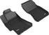 3D MAXpider 08-11 Subaru Impreza / WRX / 08-14 Impreza WRX STI Kagu 1st Row Floormats - Black - Striker Modified