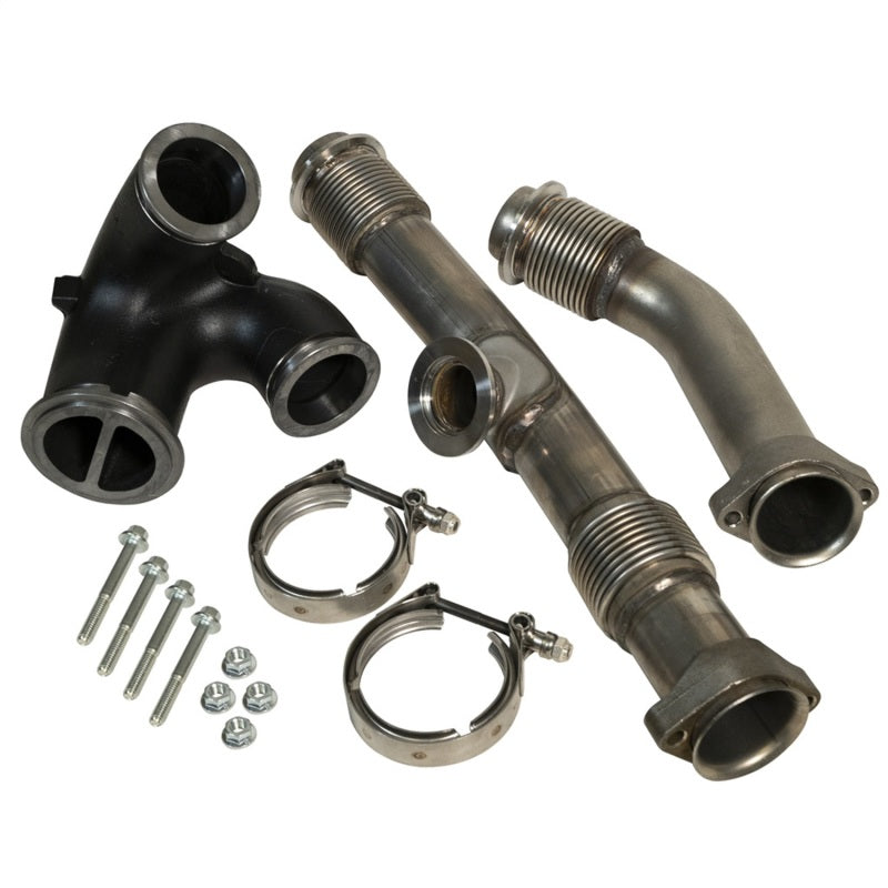 BD Diesel UpPipe Kit - Ford 2004.5-2007 6.0L Powerstroke w/EGR Connector - Striker Modified