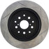StopTech Power Slot 00-05 Lexus IS300 Rear Right SportStop Slotted Rotor - Striker Modified