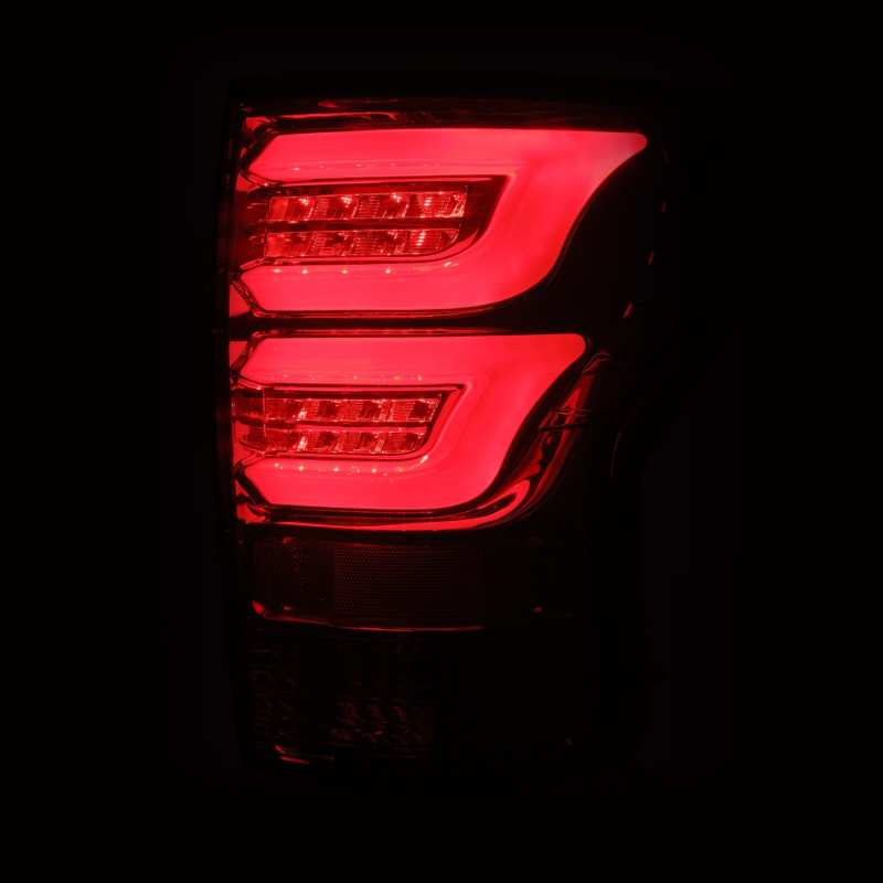 AlphaRex 07-13 Toyota Tundra PRO-Series LED Tail Lights Jet Black - Striker Modified
