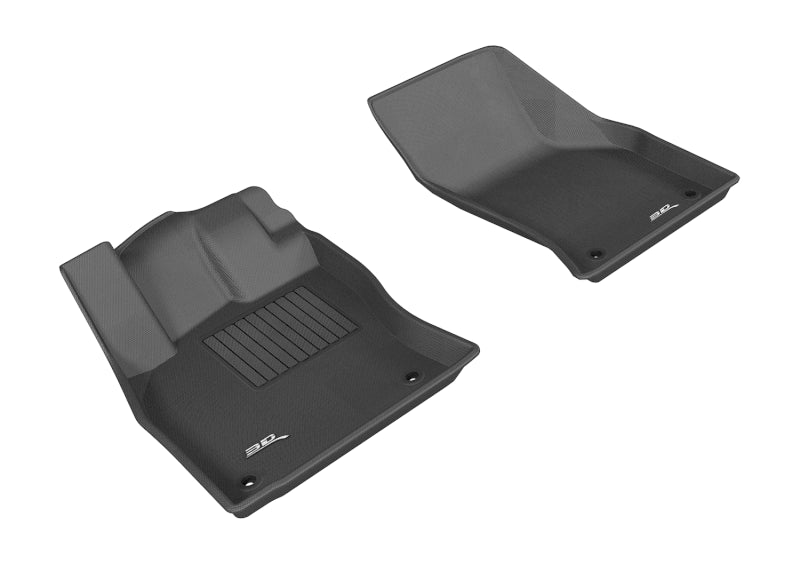 3D MAXpider 2015-2020 Audi A3/A3 Sportback E-Tron/RS3/S3 Kagu 1st Row Floormat - Black - Striker Modified