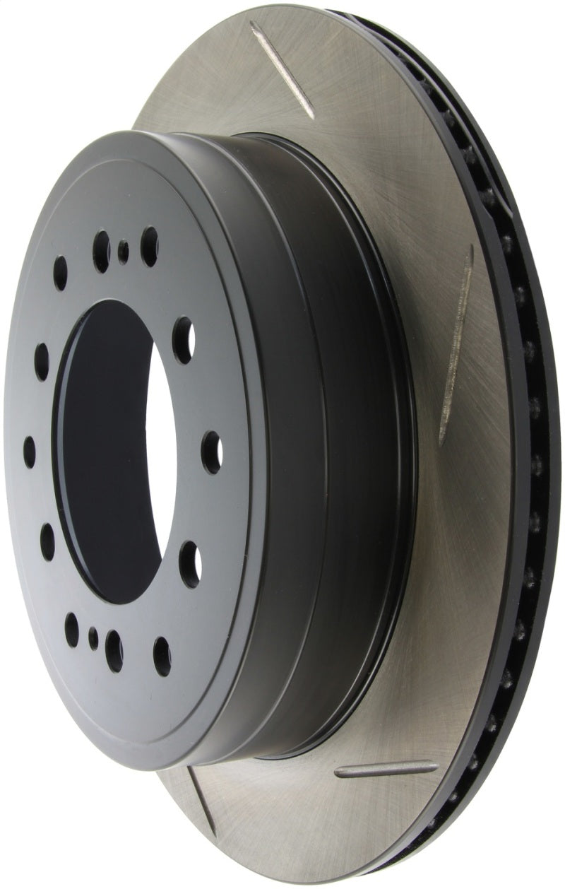 StopTech Power Slot 01-07 Toyota Sequoia/03-09 4 Runner / 03-09 Lexus GX470 Slotted Left Rear Rotor - Striker Modified