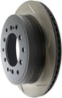 StopTech Power Slot 01-07 Toyota Sequoia/03-09 4 Runner / 03-09 Lexus GX470 Slotted Left Rear Rotor - Striker Modified