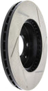 StopTech Power Slot 93-00 Honda Civic DX w/ Rr Drum Brakes Front Right Rotor - Striker Modified