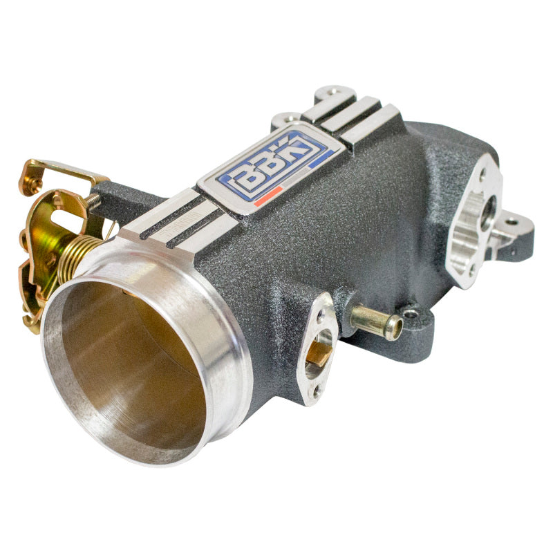BBK 96-04 Mustang 4.6 GT 78mm Throttle Intake BBK Power Plus Series - Charcoal - Striker Modified