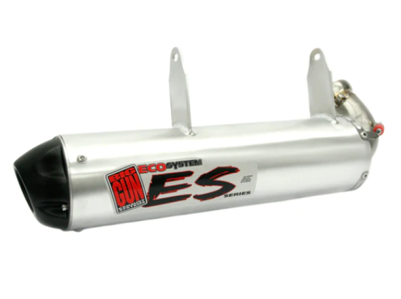 Big Gun 09-14 Polaris Sportsman 550/XP/HO/EPS/EFI ECO Series Slip On Exhaust - Striker Modified
