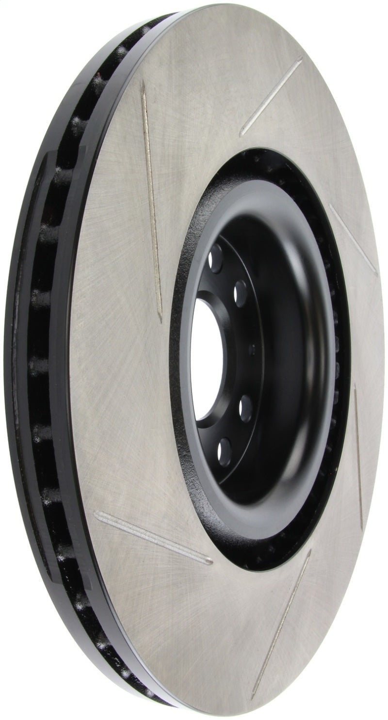 StopTech Power Slot 09 VW CC (Passat CC) / 06-09 Passat Front Left Slotted Rotor - Striker Modified