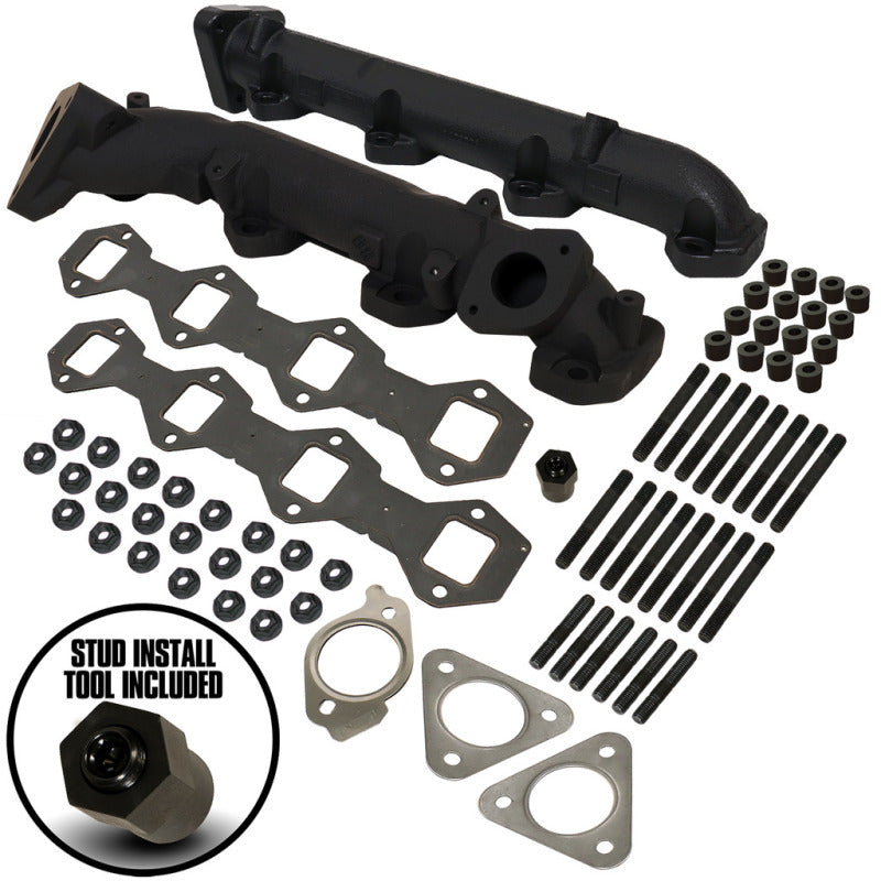 BD Diesel Exhaust Manifold Kit - Ford 2015-2019 F250 6.7L PowerStroke - Striker Modified