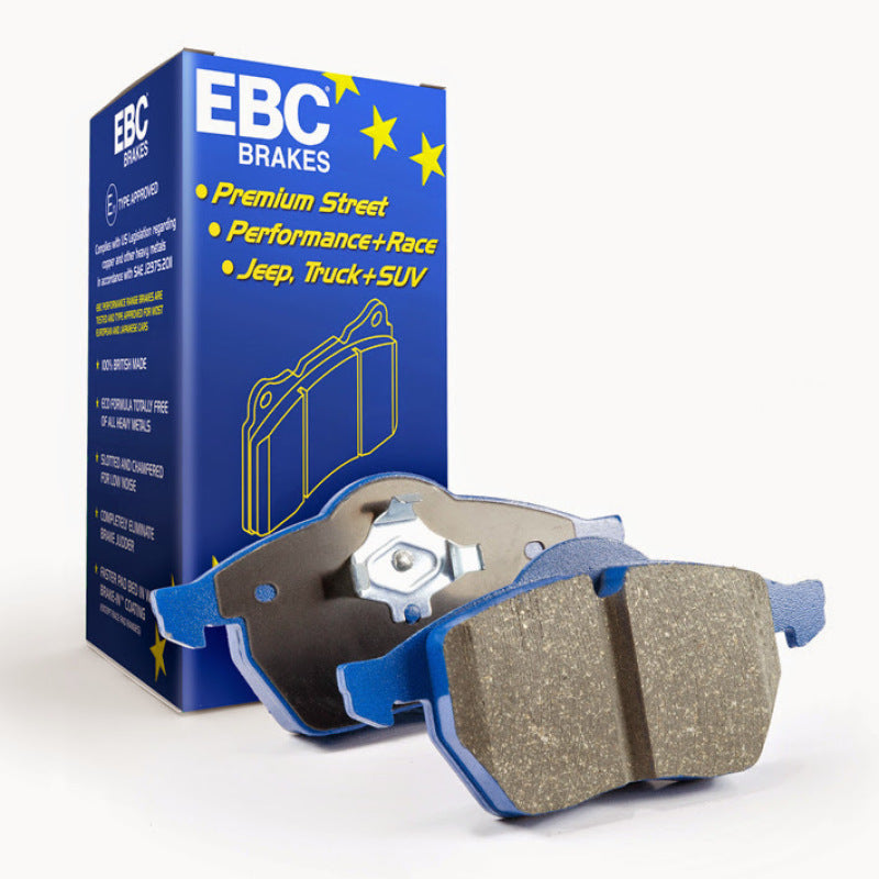 EBC 2015+ Ford Mustang 5.0L Bluestuff Rear Brake Pads - Striker Modified