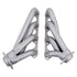 BBK 79-93 Mustang 351 Swap Shorty Unequal Length Exhaust Headers - 1-5/8 Titanium Ceramic - Striker Modified