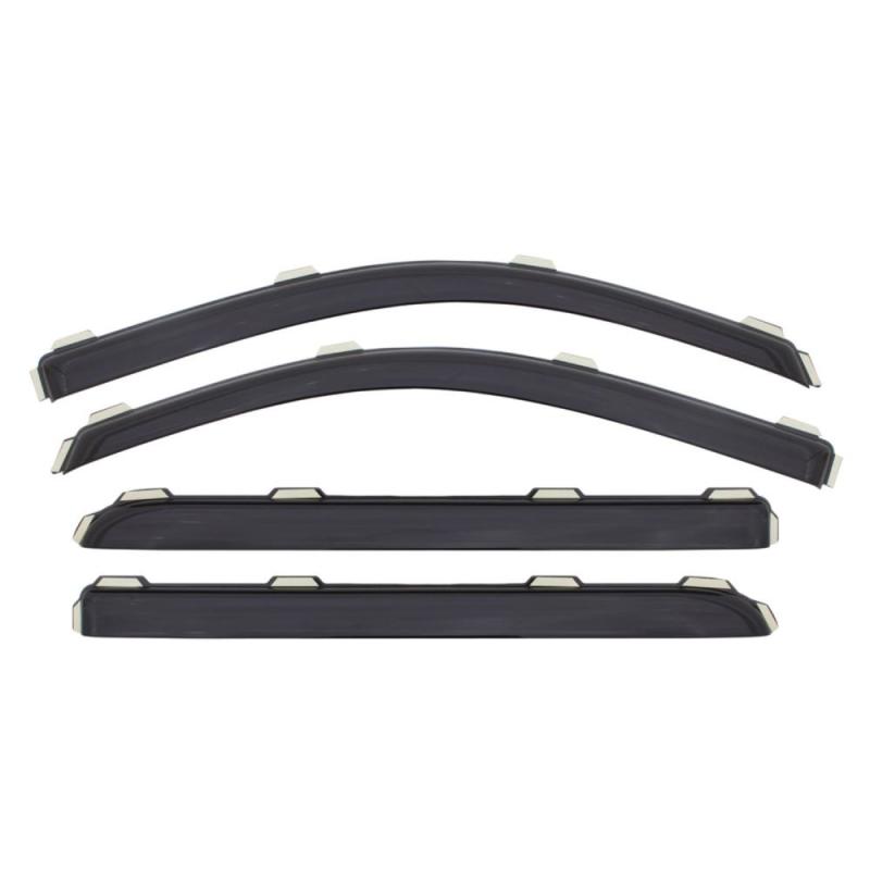 AVS 16-21 Mazda CX-3 Ventvisor In-Channel Front & Rear Window Deflectors 4pc - Smoke - Striker Modified