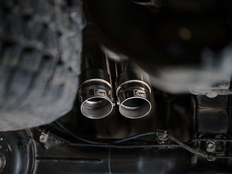 AWE 2016-2022 Toyota Tacoma 0FG Exhaust with BashGuard - No Tips - Striker Modified