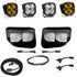 Baja Designs Ford Super Duty (20-On) Fog Lights FPK Amber SAE/Sport DC Baja Designs w/Upfitter - Striker Modified