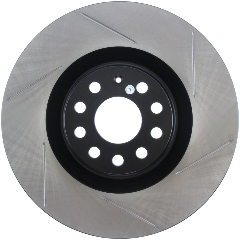 StopTech Power Slot 09 VW CC (Passat CC) / 06-09 Passat Front Left Slotted Rotor - Striker Modified