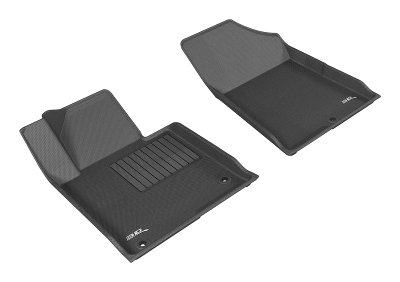 3D MAXpider 2015-2020 Hyundai/Kia Sonata/Sonata Hybrid/Optima Kagu 1st Row Floormat - Black - Striker Modified