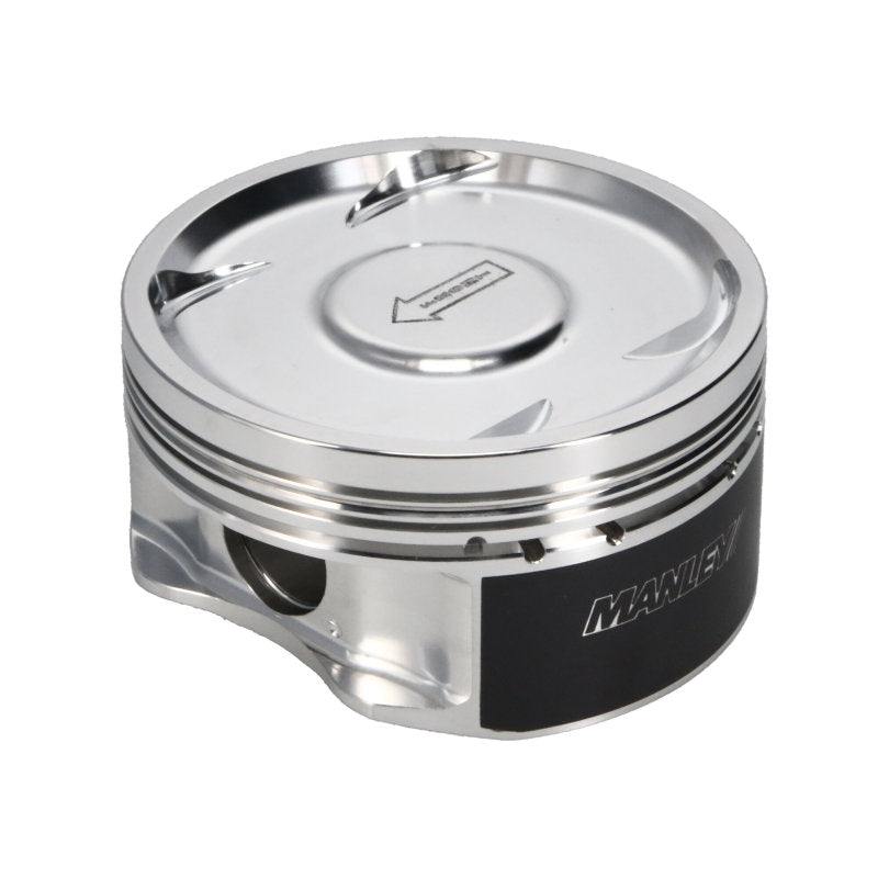 Manley 04+ Subaru WRX STi (EJ257) STD Stroke 100mm +.5mm Bore 8.5:1 Dish Piston Set with Rings - Striker Modified