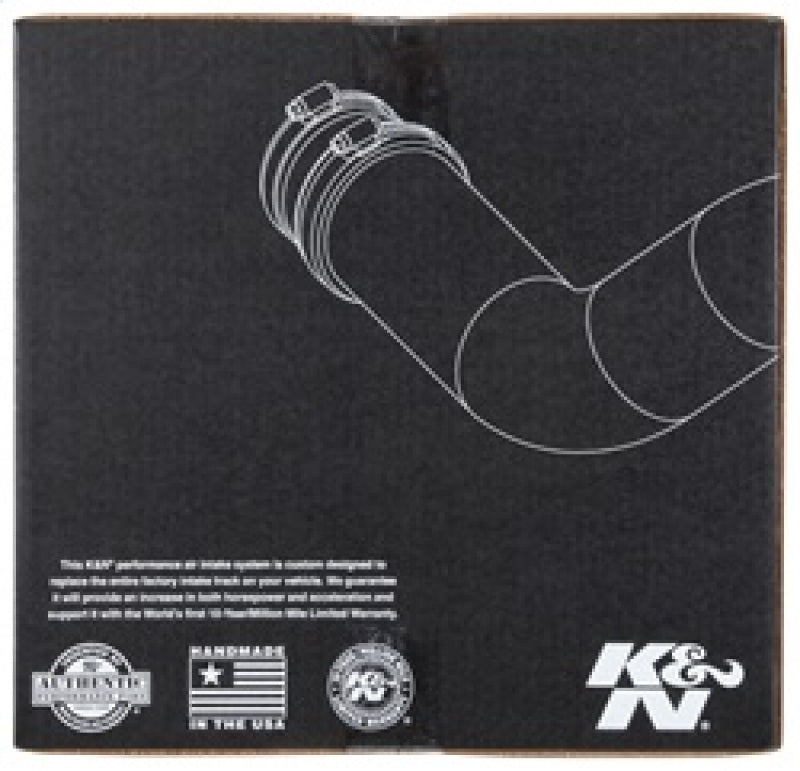 K&N 15-17 Ford Mustang 3.7L V6 F/I Performance Intake Kit - Striker Modified