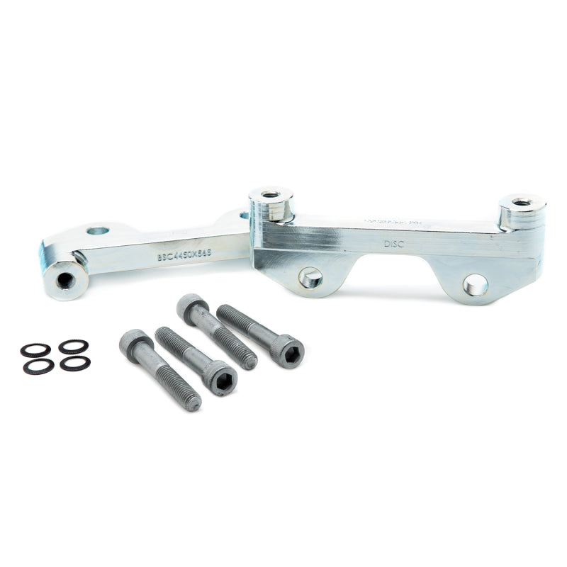Alcon 2007+ Jeep JK-JL 330x22mm Rotors 4-Piston Red Calipers Rear Brake Kit (Includes Brake Lines) - Striker Modified