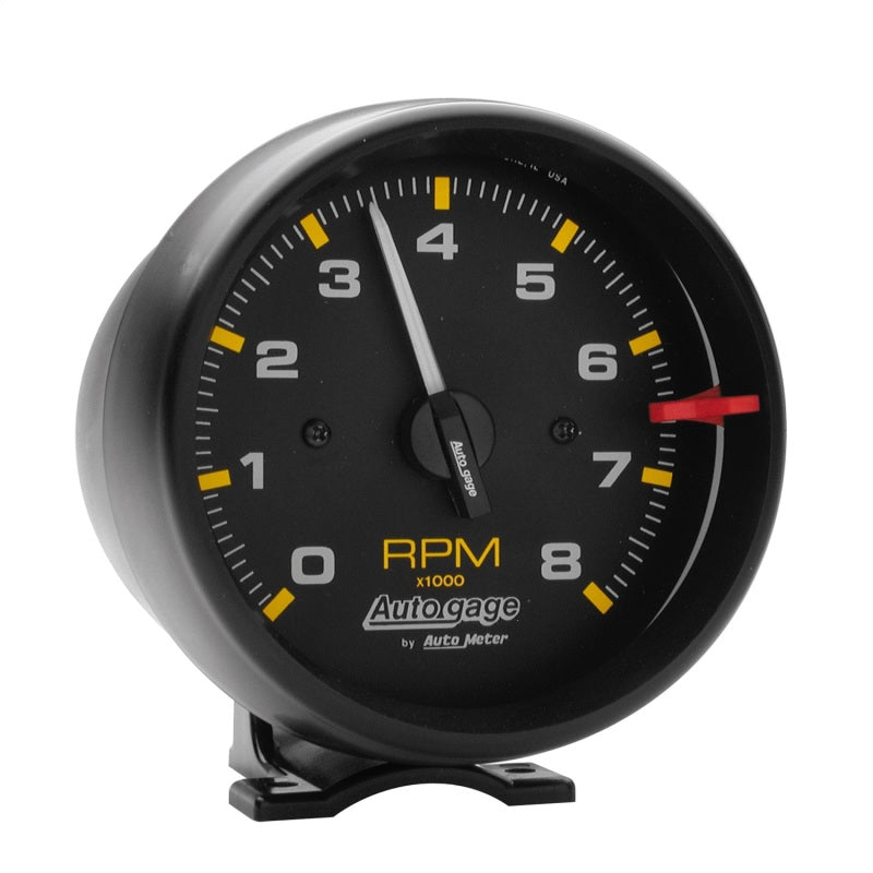 Autometer Autogage Black 8,000 RPM Pedestal Mount Tachometer - Striker Modified