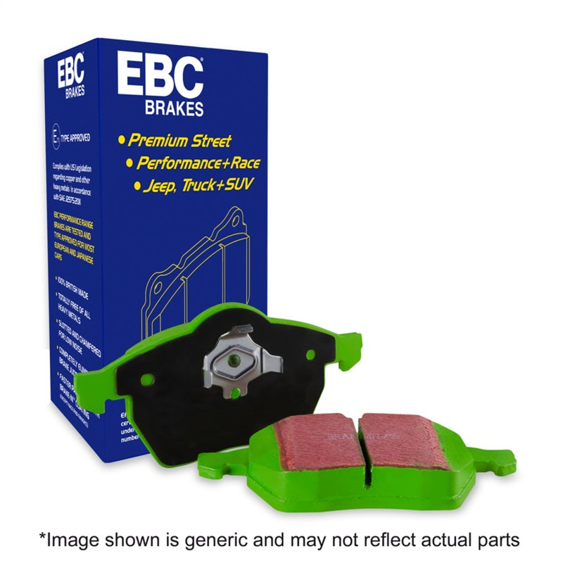 EBC 02 Chevrolet Avalanche 8.1 (2500) Greenstuff Front Brake Pads - Striker Modified