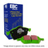 EBC 02 Chevrolet Avalanche 8.1 (2500) Greenstuff Front Brake Pads - Striker Modified