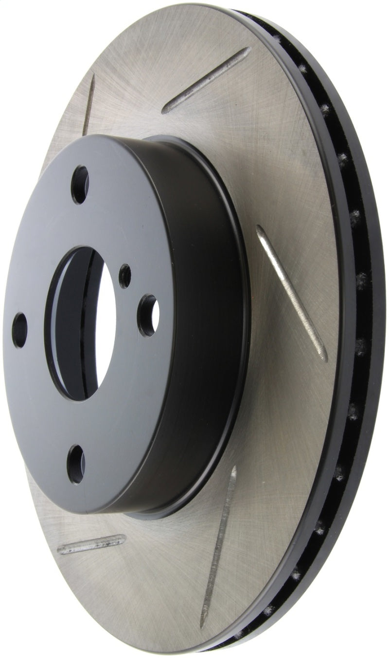 StopTech Power Slot 89-93 Mazda Miata SportStop Slotted Front Right Rotor - Striker Modified