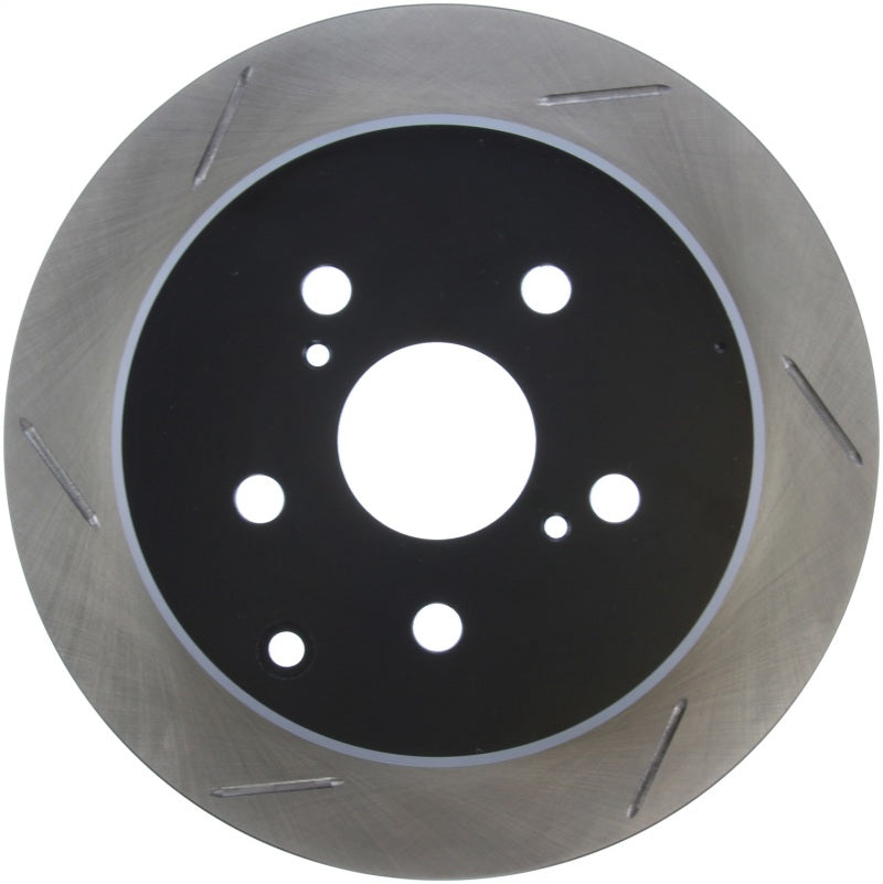 StopTech Power Slot 86-92 Supra ALL Rear Right SportStop Slotted Rotor - Striker Modified