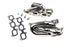 BBK 11-15 Mustang 3.7 V6 Shorty Tuned Length Exhaust Headers - 1-5/8 Silver Ceramic - Striker Modified